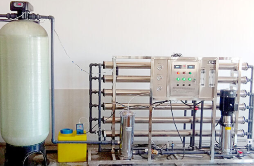 單級反滲透設備流程圖-藍膜